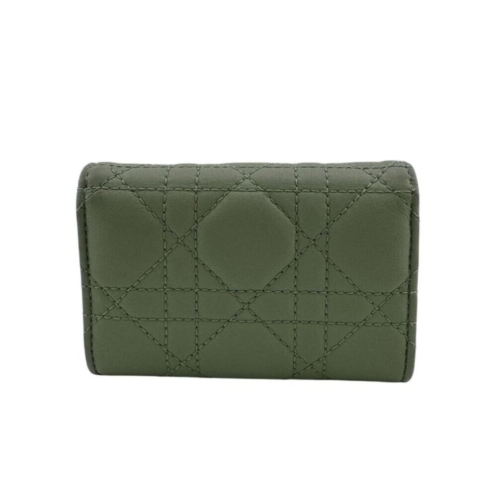 Dior Gricine Wallet Bifold Green - Picture 2 of 8